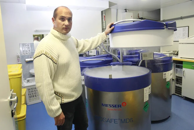 Podjetje Biobanka, ki je v zadnjih 16 letih shranjevalo popkovnično kri in tkivo otrok, je lani prenehalo delovati. FOTO: Leon Vidic/Delo