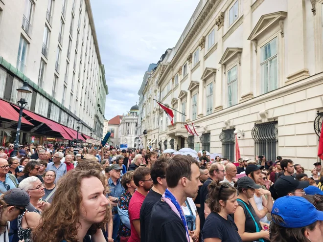 Protest na Dunaju. FOTO: Petar Rosandić