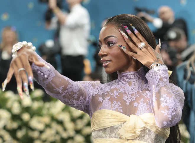 Sha'Carri Richardson na dogodku Met Gala. FOTO: Mario Anzuoni/Reuters
