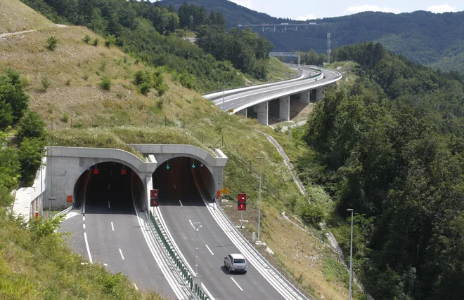 Avtocestni odsek Rebrnice FOTO: Blaž Samec