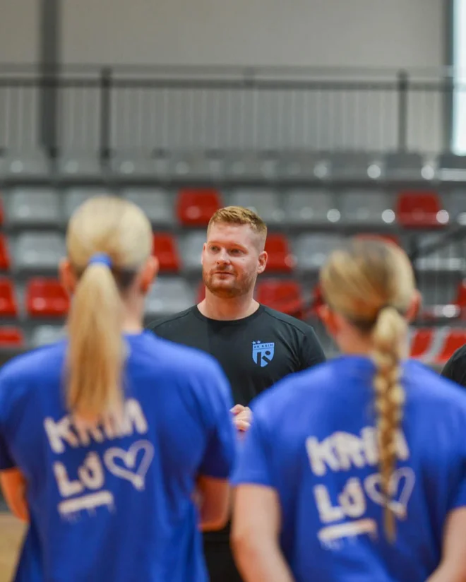 Novi trener Žiga Novak verjame, da bo Krim pustil pečat v ligi prvakinj. FOTO: RK Krim