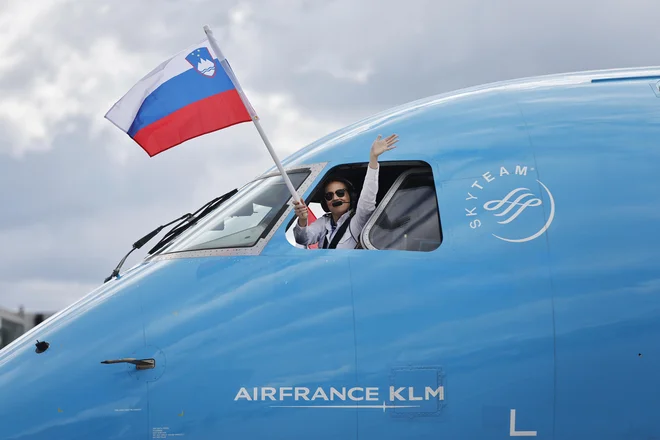 KLM od konca marca povezuje Ljubljano z Amsterdamom. Foto Leon Vidic