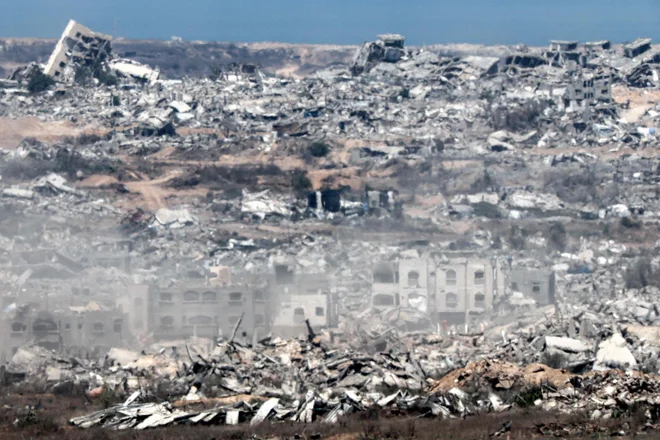 Hamas je še zadnja in edina ovira, ki stoji sionistični politiki na poti do končnega cilja. FOTO: Jack Guez/AFP