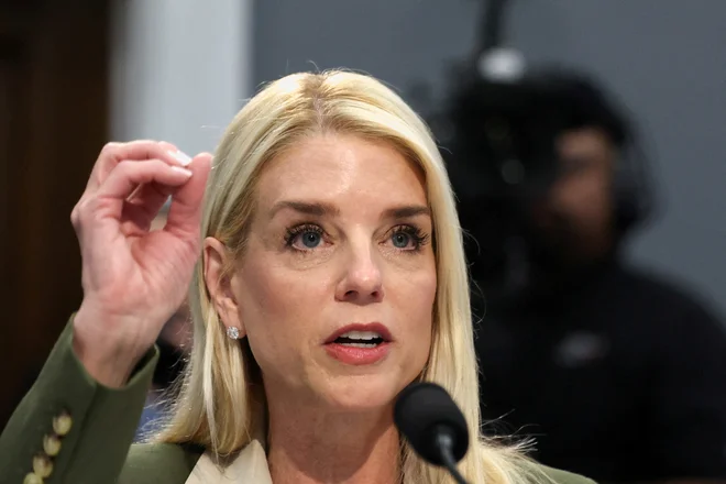 Pravosodna ministrica Pam Bondi. FOTO: Evelyn Hockstein Reuter/