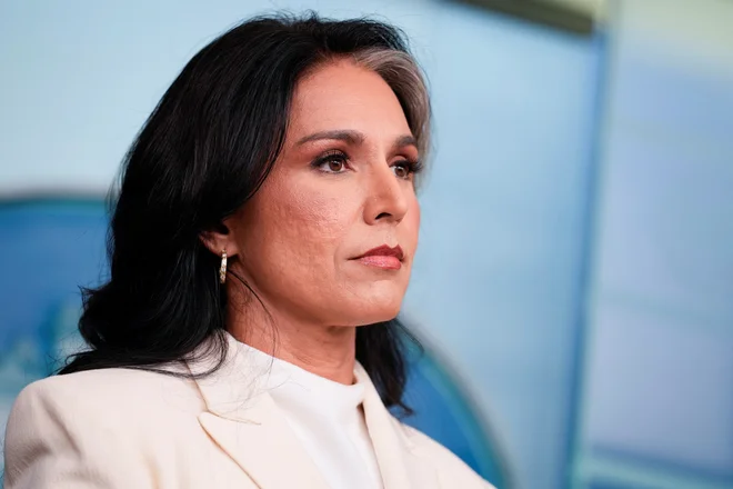 Direktorica državnih obveščevalnih služb Tulsi Gabbard. FOTO: Kent Nishimura Reuters