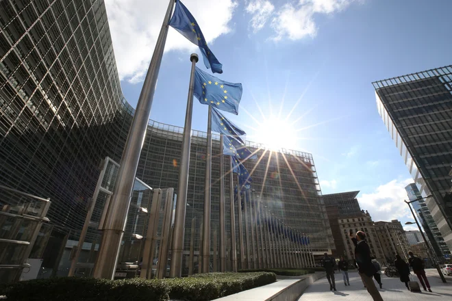 Bruselj je tarča številnih kritik, češ da je v pogajanjih z Washingtonom preveč popustil. Foto Zhao Dingzhe/Afp