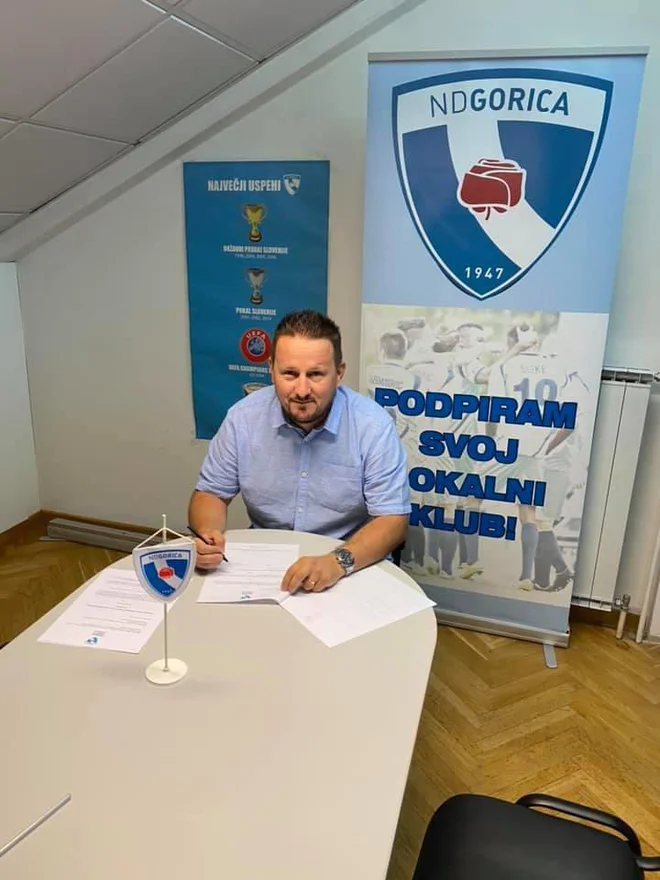Admir Kršić, direktor ND Gorica, je prepričan, da bo novi vlagatelj sprožil vzpon goriškega članskega nogometa. Foto Facebook