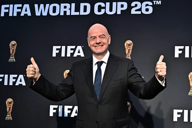Gianni Infantino vodi Svetovno nogometno zvezo (Fifa) od 26. fabruarja 2016. FOTO: Frederic J. Brown/AFP