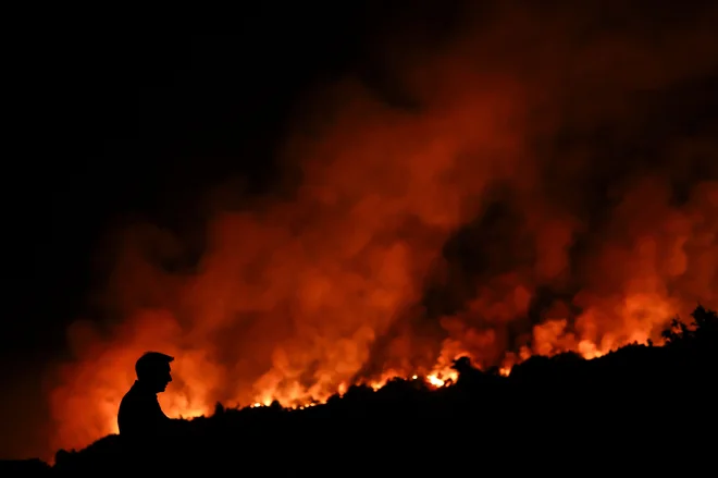 Požar na Portugalskem FOTO: Patricia De Melo Moreira/AFP