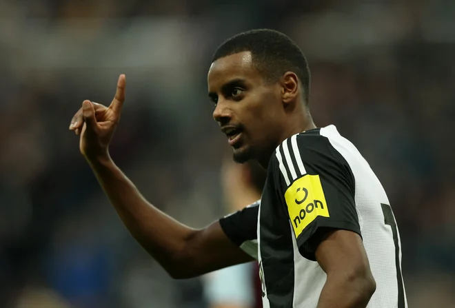 Alexander Isak noče več igrati za Newcastle. FOTO: Lee Smith/Reuters