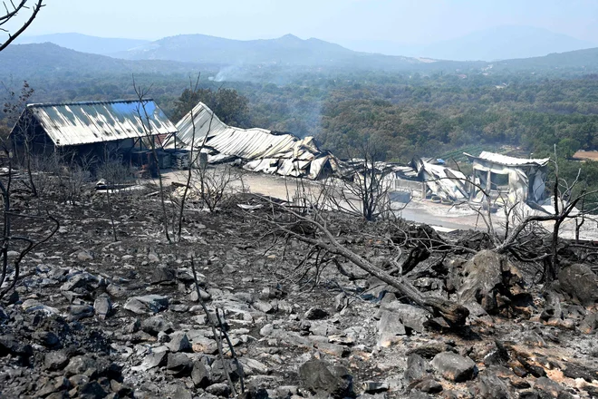 Večina požarov v Črni gori je zdaj pod nadzorom. FOTO: Savo Prelevic/AFP